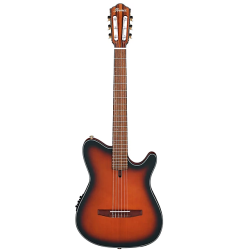Ibanez FRH10N Nylon-String Acoustic-Electric Guitar Brown Sunburst Flat