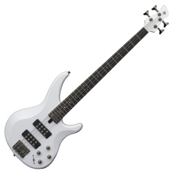 Yamaha TRBX 304 Bass, White + ABS Bass Case